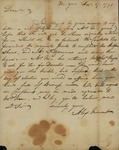 Alexander Macomb to John Kean, December 27, 1791 by Alexander Macomb