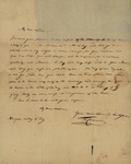 M. Cassinove to Susan Kean, July 6, 179? by M. Cassinove