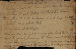 Susan Kean notes on "Man-Servants Work", 1794 by Susan Kean