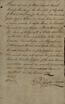Robinson Thomas to Susan Kean, November 4, 1799