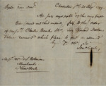 Jonathan Coit to William S. Robinson, February 21, 1799