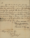 Vanderhorst & Miller to Philip Livingston, February 22, 1799