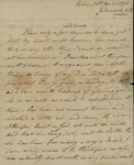 George Van Brugh Brown to Susan Kean, March 26, 1798 by George Van Brugh Brown