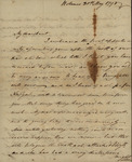 George Van Brugh Brown to Susan Kean, May 30, 1798