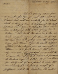 John Grimke to Susan Kean, May 11, 1798