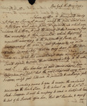 Philip Livingston to John Kean, May 10, 1793