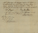 Bercy de Sibert and Susan Kean, January 20, 1795 by Bercy de Sibert