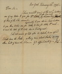 Philip Livingston to John Kean, February 25, 1795 by Philip Livingston