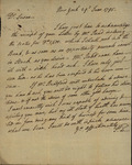 Philip Livingston to Susan Kean, June 29, 1795