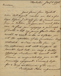 John Faucheraud Grimke to Susan Kean, January 6, 1796 by John Faucherand Grimke