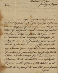John Faucheraud Grimke to Susan Kean, January 24, 1796 by John Faucherand Grimke