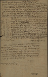 Susan Kean drafts to Peter McCall, March 9, 1796