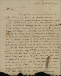 H.M. Colden to John Kean, April 17, 1792