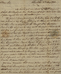 D. DeSaussure to John Kean, May 2, 1792 by Daniel DeSaussure