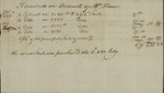 Susan Kean Receipt of Interest and Stock, October 1795 - February 1796