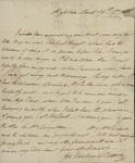 George Van Brugh Brown to Susan Kean, March 19, 1796