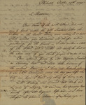 Gustavus Risberg to Susan Kean, October 19, 1795