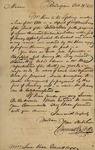 Clement Biddle to Susan Kean, October 29, 1795 by Clement Biddle