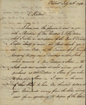 Gustavus Risberg to Susan Kean, July 14, 1796