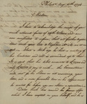 Gustavus Risberg to Susan Kean, August 15, 1796