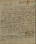 Philip Livingston to Susan Kean, October 1, 1796 by Philip Livingston