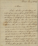 Gustavus Risberg to Susan Kean, January 14, 1797