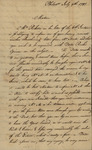 Gustavus Risberg to Susan Kean, July 9, 1797