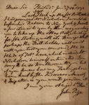 John Page to James Brown, January 14, 1792 by John Page