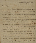 Thomas M. Randolph to James Brown, June 17, 1796 by Thomas M. Randolph