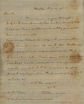 Thomas M. Randolph to James Brown, November 12, 1796