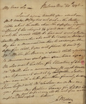 John Walker to James Brown, November 20, 1796 by John Walker