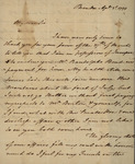 Benjamin Harrison to James Brown, April 3, 1794 by Benjamin Harris