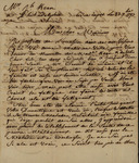 Bartholomew Corvaisier to John Kean, July 23, 1793 by Bartholomew Corvaisier