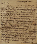 John Walker to James Brown, May 29, 1798 by John Walker
