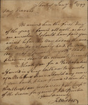 John Walker to James Brown, January 9, 1799 by John Walker