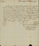 John Wearat to John Kean, February 21, 1794