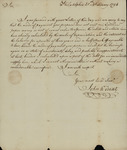 John Wearat to John Kean, February 21, 1794 by John Wearat