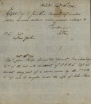 John Kean to Philip Livingston, February 26, 1794 by John Kean