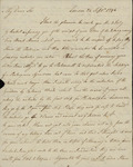 John Charles Lucena to John Kean, September 24, 1794 by John Charles Lucena