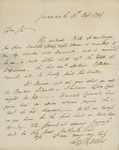 William Stephens to John Kean, October 31, 1794 by William Stephens