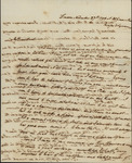 George Van Brugh Brown to Susan Kean, November 27, 1796 by George Van Brugh Brown