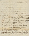 J. Gordon to Susan Kean, August 8, 1797 by J. Gordon