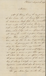 Gustavus Risberg to Susan Kean, August 10, 1798