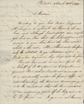 Gustavus Risberg to Susan Kean, March 10, 1799 by Gustavus Risberg