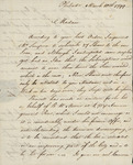 Gustavus Risberg to Susan Kean, March 10, 1799