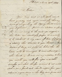 Gustavus Reisberg to Susan Kean, March 24, 1799