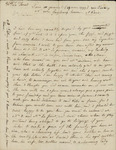 Beaumanoir de la Forest to Susan Kean, March 29, 1799