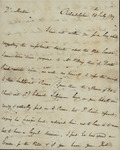 George Meade to Susan Kean, July 29, 1799