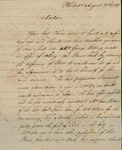 Gustavus Risberg to Susan Kean, August 31, 1799