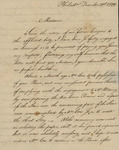 Gustavus Risberg to Susan Kean, December 31, 1800 by Gustavus Risberg